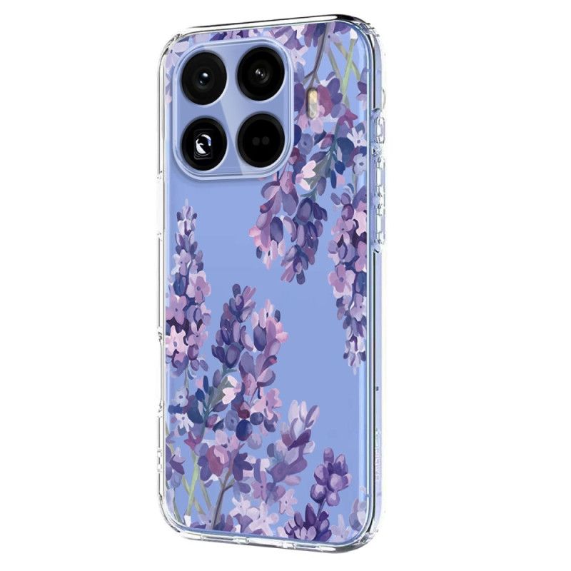 Deksel Xiaomi 15t Pro Blomsterprintet Gjennomsiktig Beskyttelse Deksel