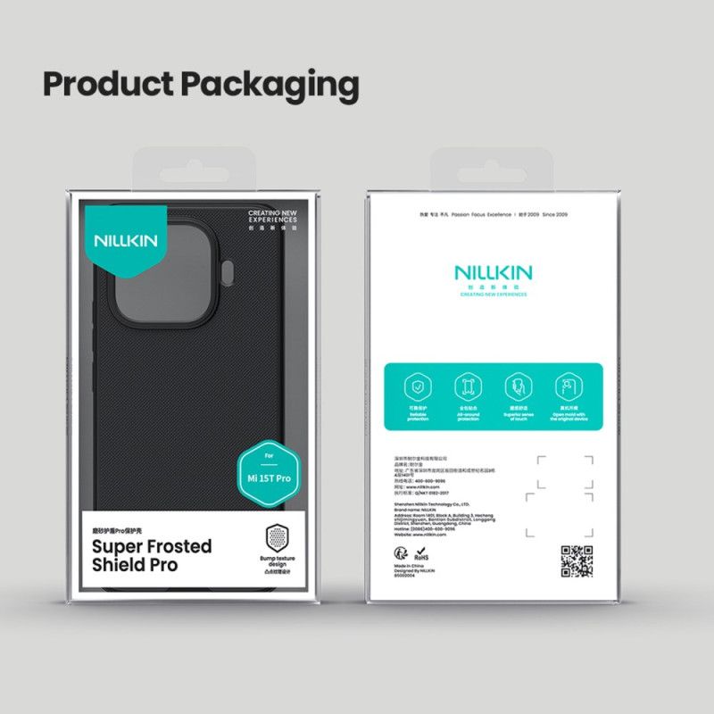 Deksel Xiaomi 15t Pro Frostet Skjold Pro Nillkin Beskyttelse Deksel