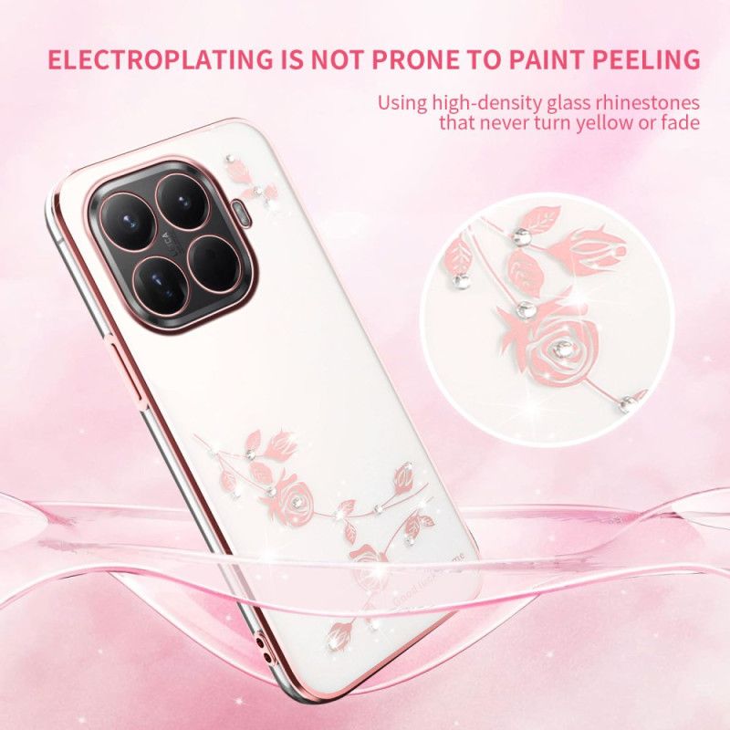 Deksel Xiaomi 15t Pro Kadem Rhinestones Beskyttelse Deksel