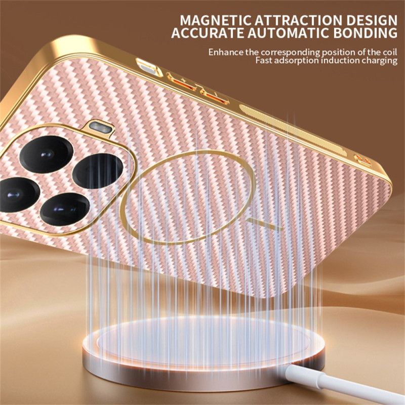 Deksel Xiaomi 15t Pro Mobildeksel Karbonfibertekstur