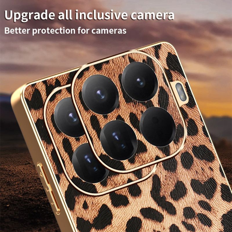 Deksel Xiaomi 15t Pro Mobildeksel Leoparddesign