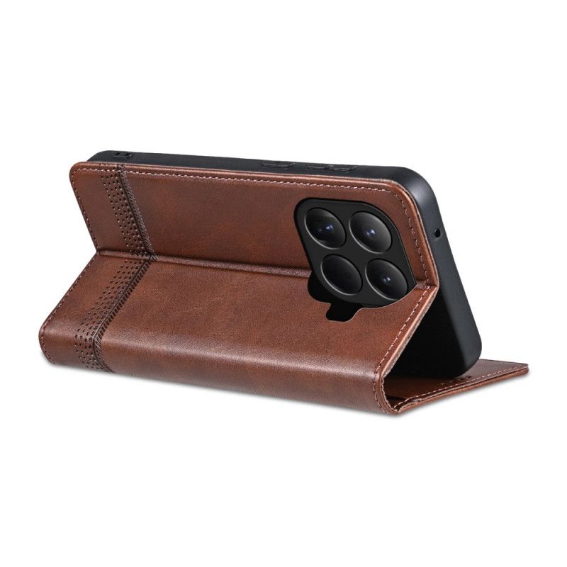 Folio Deksel Lær Xiaomi 15t Pro Mobildeksel Azns