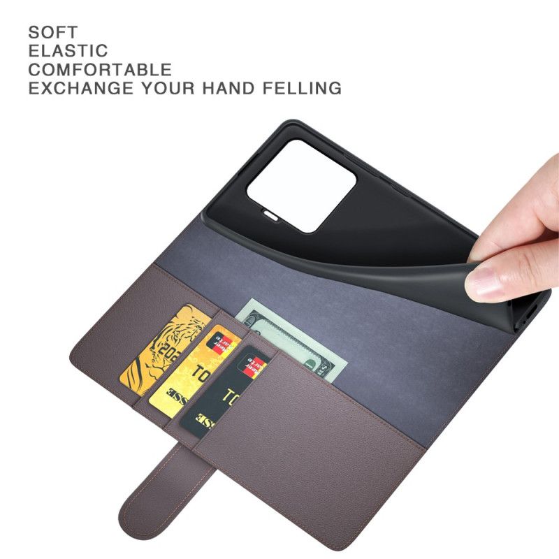 Folio Deksel Til Xiaomi 15t Pro Ekte Lær