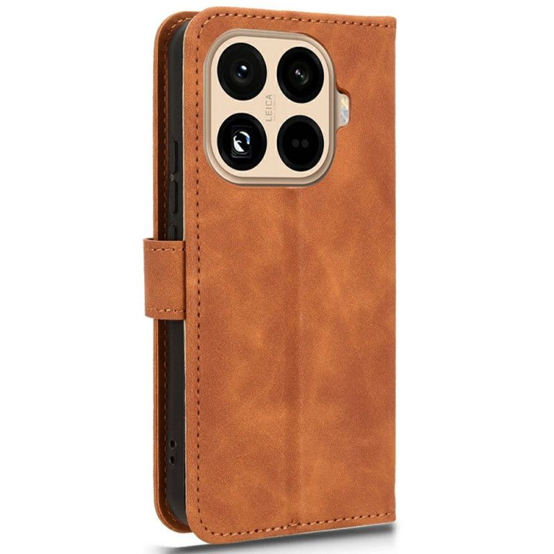 Folio Deksel Til Xiaomi 15t Pro Semsket Skinn-effekt