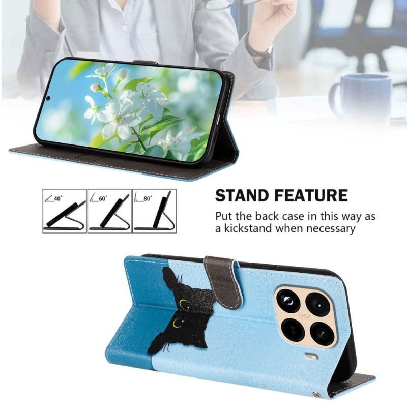 Folio Deksel Til Xiaomi 15t Pro Svart Katt