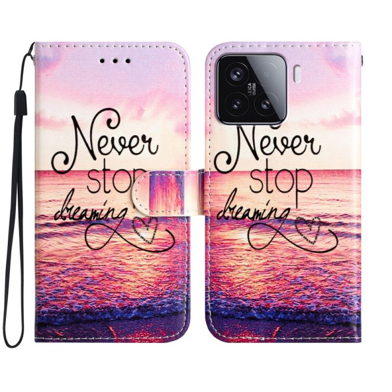 Folio Deksel Xiaomi 15t Pro Aldri Stopp Beskyttelse Deksel