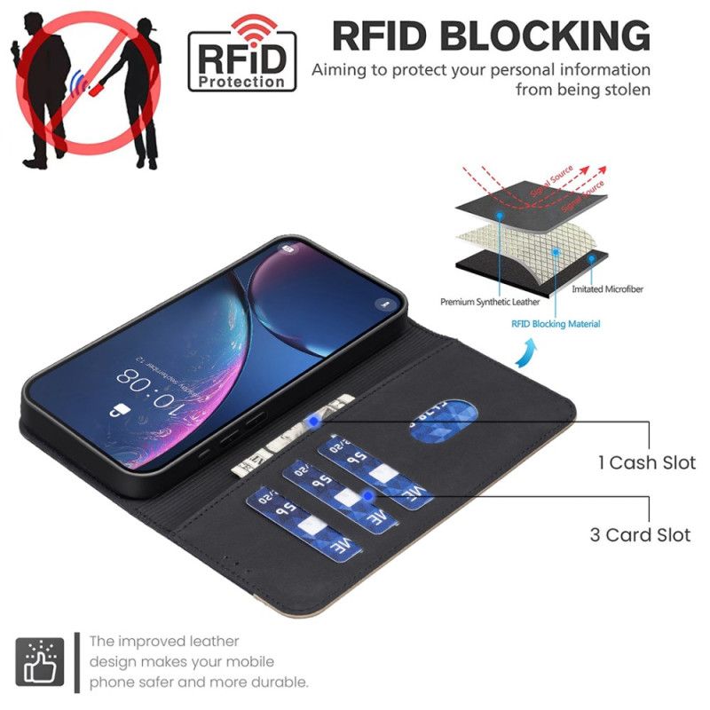 Folio Deksel Xiaomi 15t Pro Blomster Binfen-farge