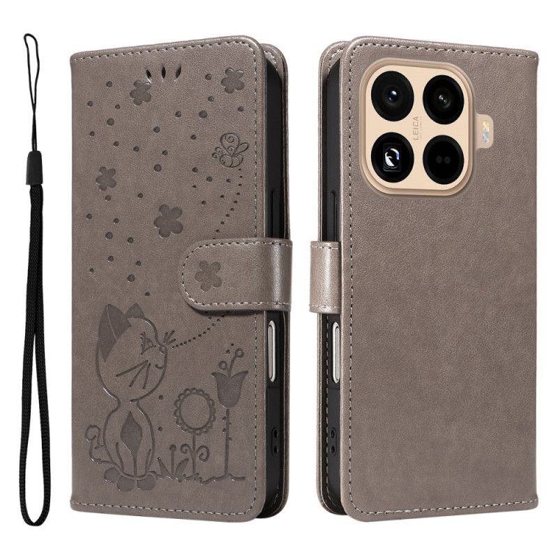 Folio Deksel Xiaomi 15t Pro Katt Og Bie