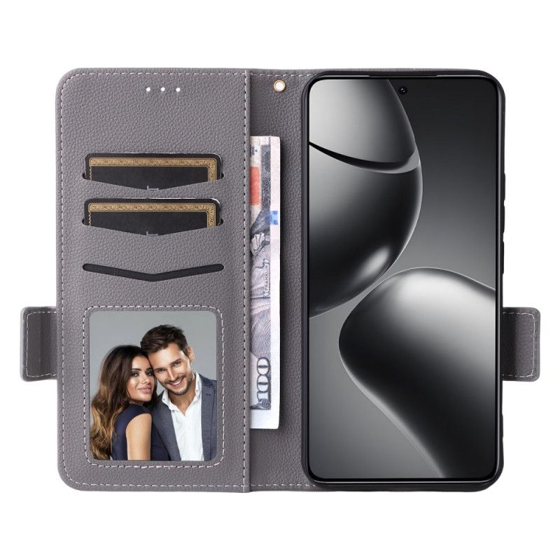 Folio Deksel Xiaomi 15t Pro Kunstskinn Med Snor