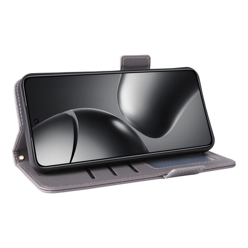 Folio Deksel Xiaomi 15t Pro Kunstskinn Med Snor