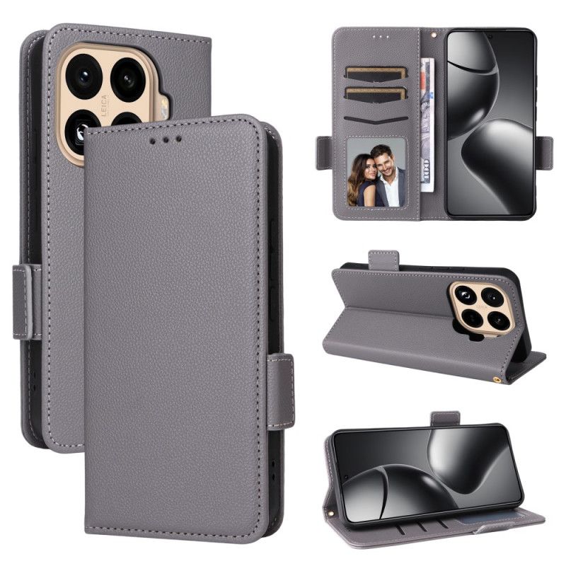 Folio Deksel Xiaomi 15t Pro Kunstskinn Med Snor