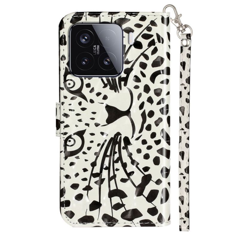 Folio Deksel Xiaomi 15t Pro Leopardstropp