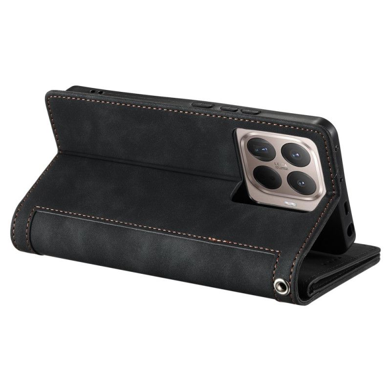 Folio Deksel Xiaomi 15t Pro Lommebok Med 9 Kortspor