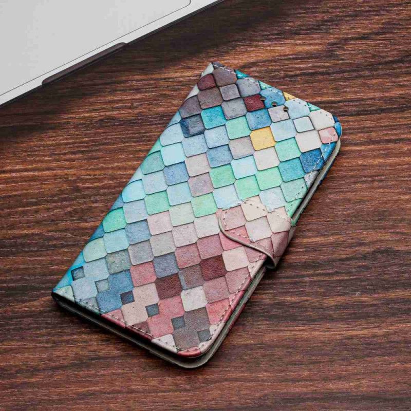 Folio Deksel Xiaomi 15t Pro Rutete Mønster