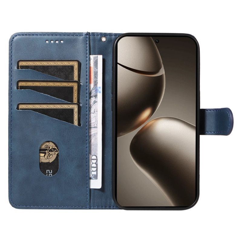 Folio Deksel Xiaomi 15t Pro T-linjer Beskyttelse Deksel