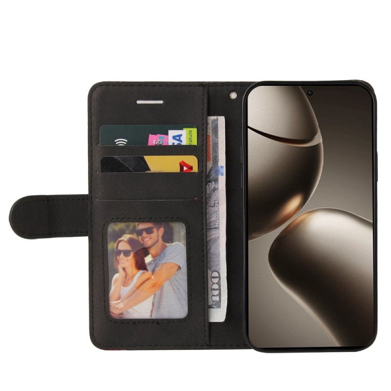 Folio Deksel Xiaomi 15t Pro Tofarget Bølgete