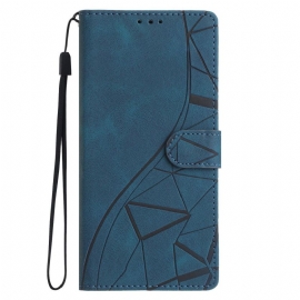 Folio Deksel Xiaomi 15t Pro Trekantet Mønster