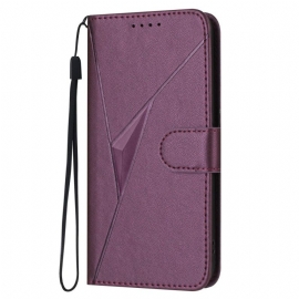 Folio Deksel Xiaomi 15t Pro Trekantmønster