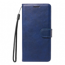 Lærdeksel Folio Deksel Xiaomi 15t Pro Mobildeksel Ensfarget Kunstskinn