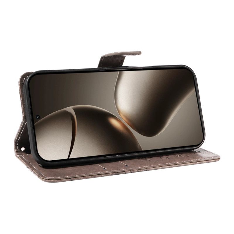 Lærdeksel Folio Deksel Xiaomi 15t Pro Mobildeksel Kjempesommerfugler