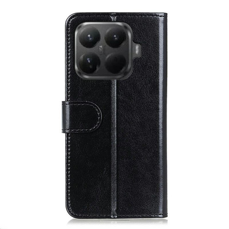 Lærdeksel Folio Deksel Xiaomi 15t Pro Mobildeksel Vokset Kunstskinn