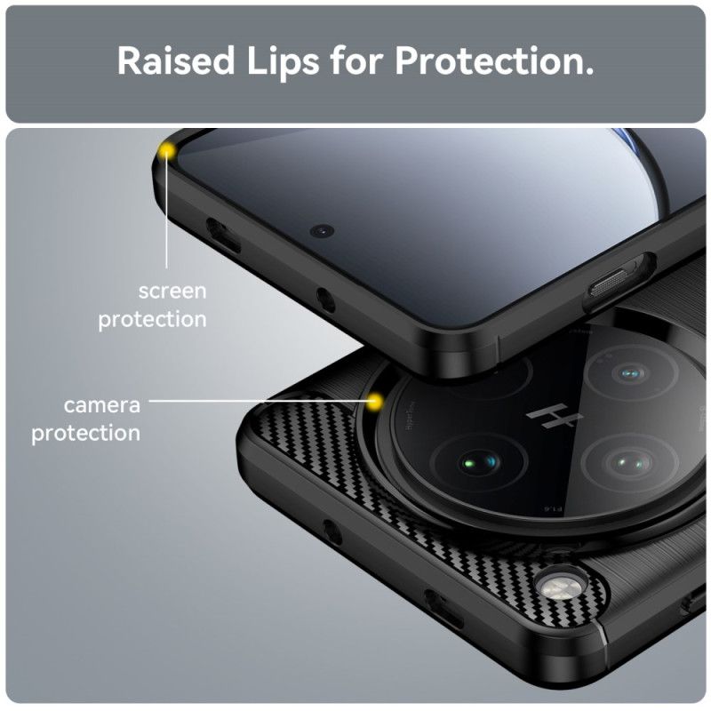 Deksel Oppo Find X8 Pro Børstet Karbonfiber