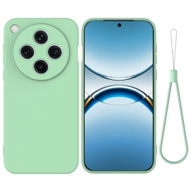 Deksel Oppo Find X8 Pro Mobildeksel Flytende Silikon Med Stropp