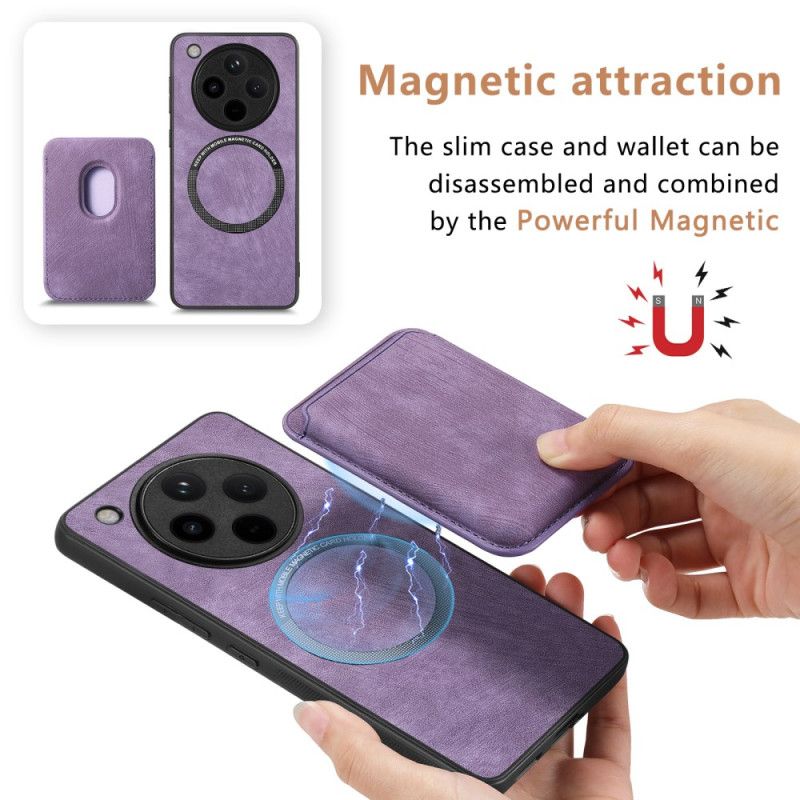 Deksel Oppo Find X8 Pro Retro Med Avtakbar Kortholder Beskyttelse Deksel