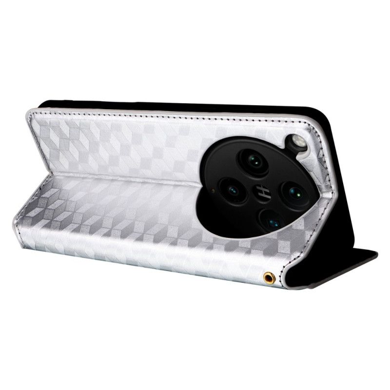 Folio Deksel Oppo Find X8 Pro Diamantmønster 3d