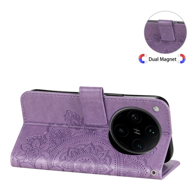 Folio Deksel Oppo Find X8 Pro Mandala-trykk Beskyttelse Deksel