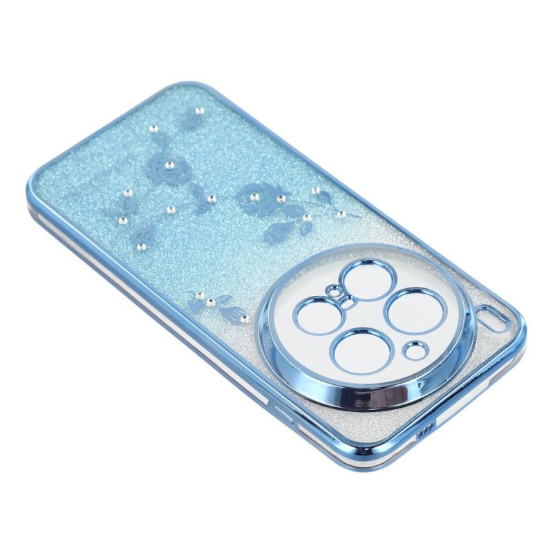 Deksel Vivo X300 Pro Blomst Og Strass