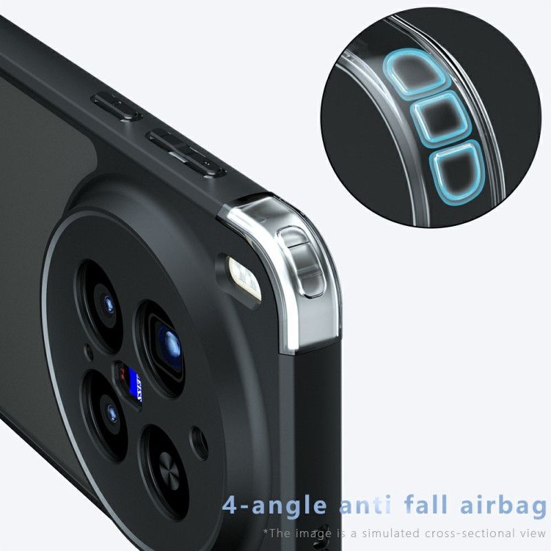 Deksel Vivo X300 Pro Mobildeksel Matt Svart Klar