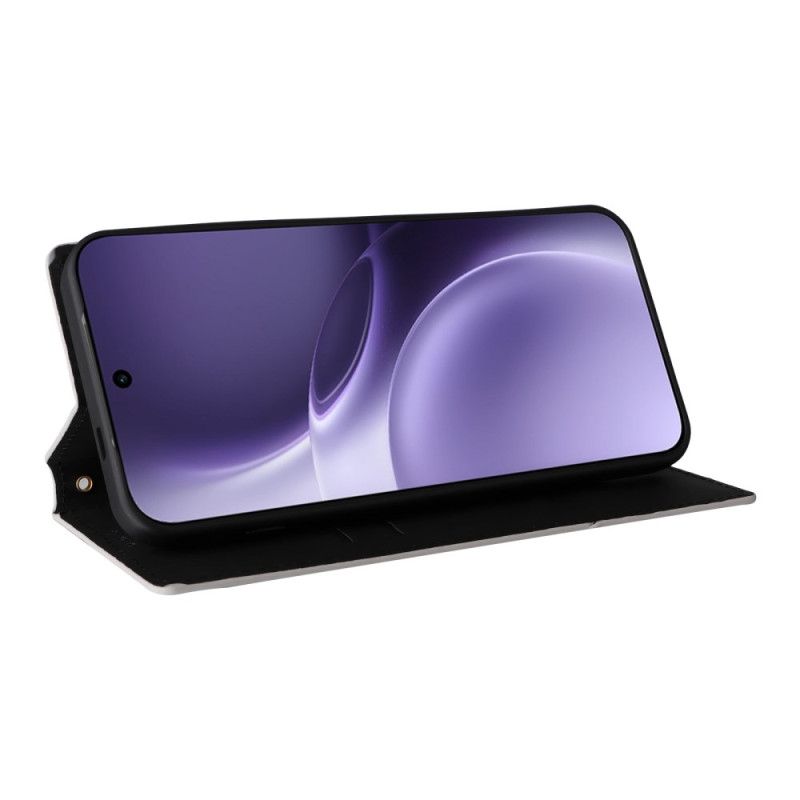 Folio Deksel Lær Vivo X300 Pro Diamantmønster