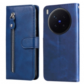 Folio Deksel Vivo X300 Pro Lomme Med Glidelås