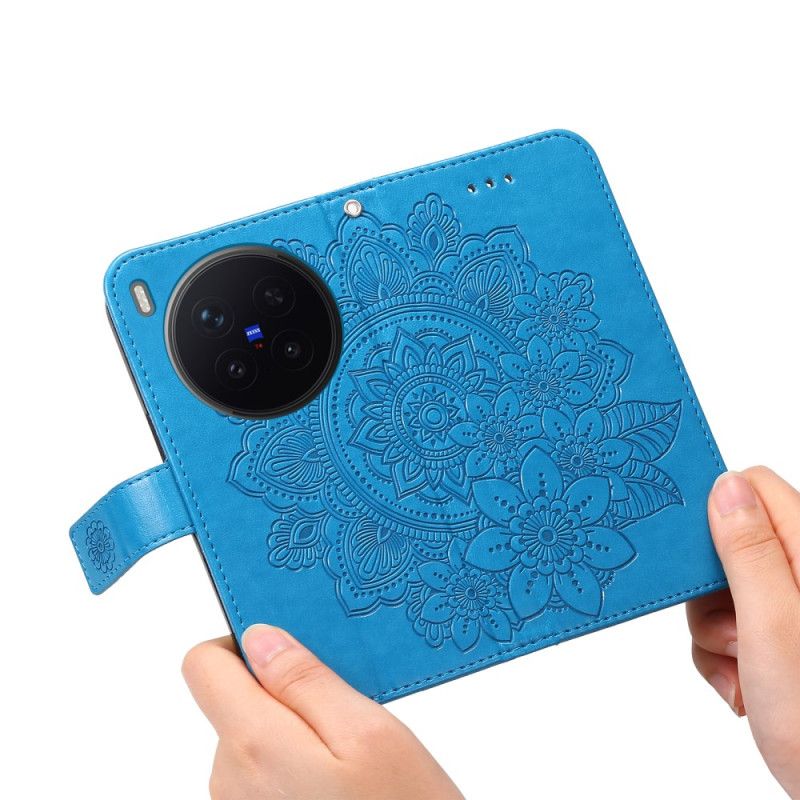 Lærdeksel Folio Deksel Vivo X300 Pro Mandala-trykk