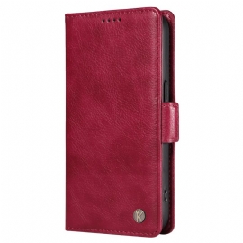 Folio Deksel Til Vivo V40 5g Lychee-tekstur Yikatu