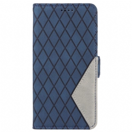 Folio Deksel Vivo V40 5g Diamantmønster Beskyttelse Deksel