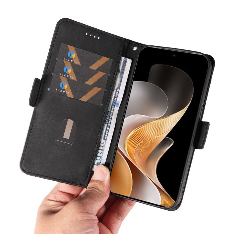 Folio Deksel Vivo V40 5g Diamantmønster Beskyttelse Deksel