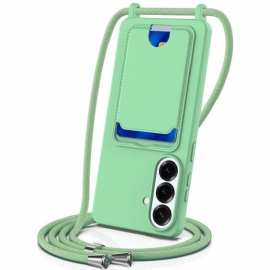 Deksel Samsung Galaxy S26 Plus Kortholder Og Snor