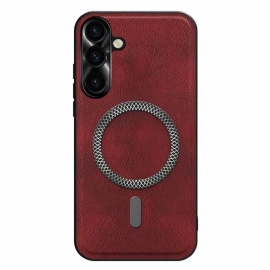 Deksel Samsung Galaxy S26 Plus Læreffekt Og Metalllinseramme Beskyttelse Deksel