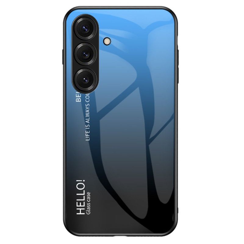 Deksel Samsung Galaxy S26 Plus Mobildeksel Herdet Glass Hallo