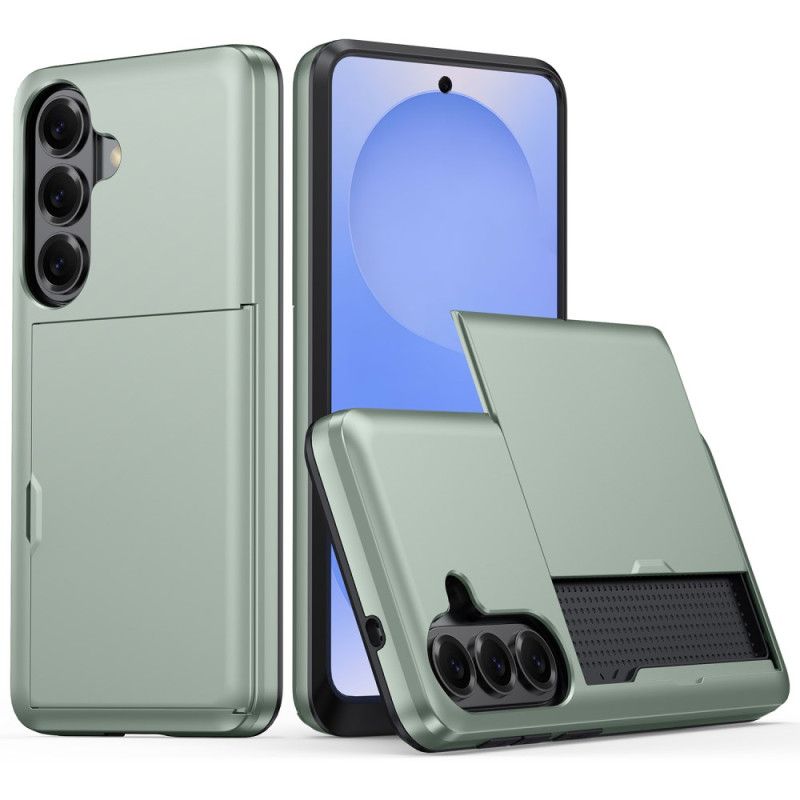 Deksel Samsung Galaxy S26 Plus Mobildeksel Kortholder Med Metallisk Effekt