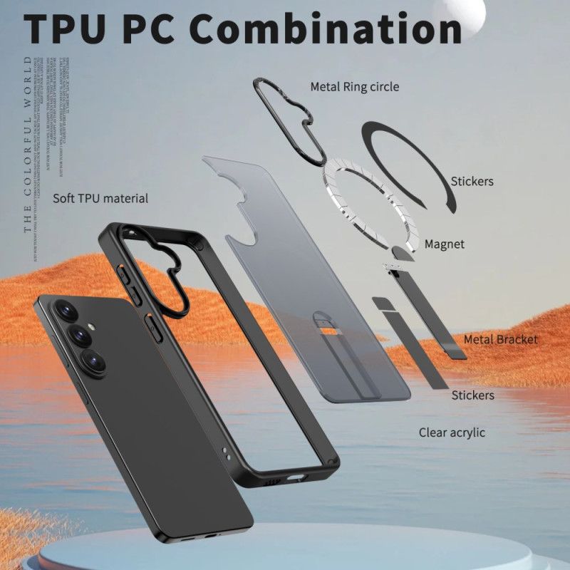 Deksel Samsung Galaxy S26 Plus Mobildeksel Stativ Med Magnetisk Design