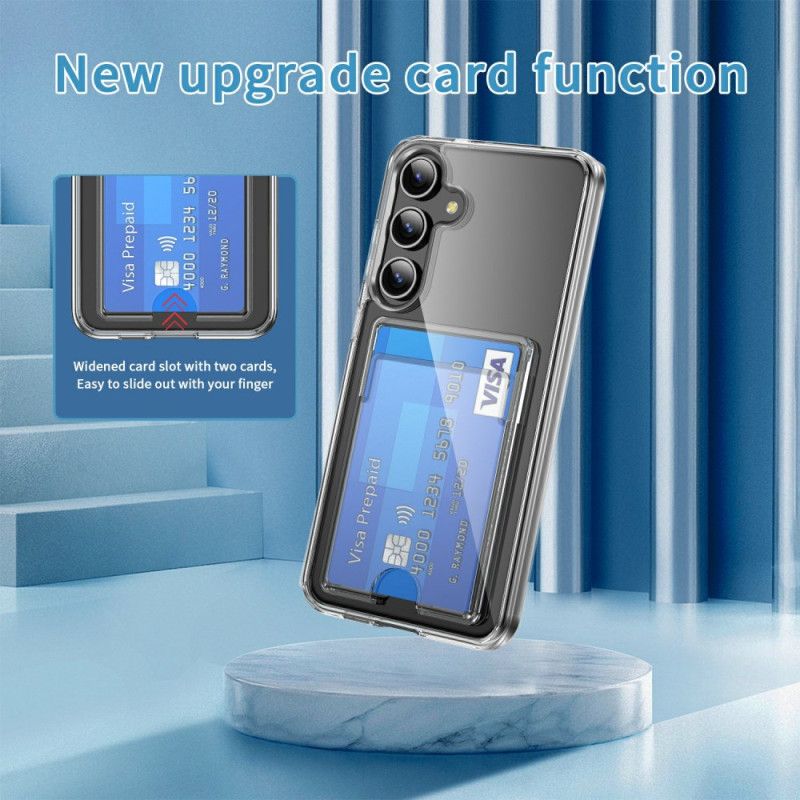 Deksel Til Samsung Galaxy S26 Plus Gjennomsiktig Med Kortholder