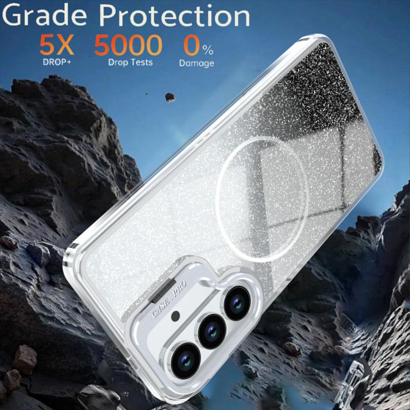 Deksel Til Samsung Galaxy S26 Plus Magnetisk Gradientglitter Og Bakside