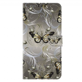 Folio Deksel Samsung Galaxy S26 Plus Blondesommerfugler