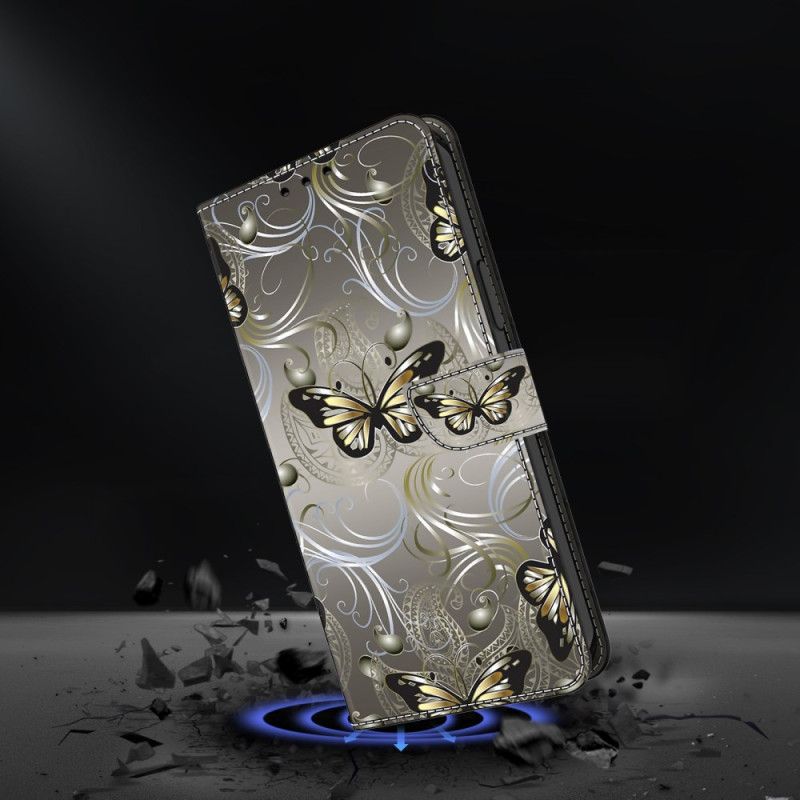 Folio Deksel Samsung Galaxy S26 Plus Blondesommerfugler