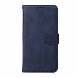 Folio Deksel Samsung Galaxy S26 Plus Ensfarget Kunstlær Beskyttelse Deksel