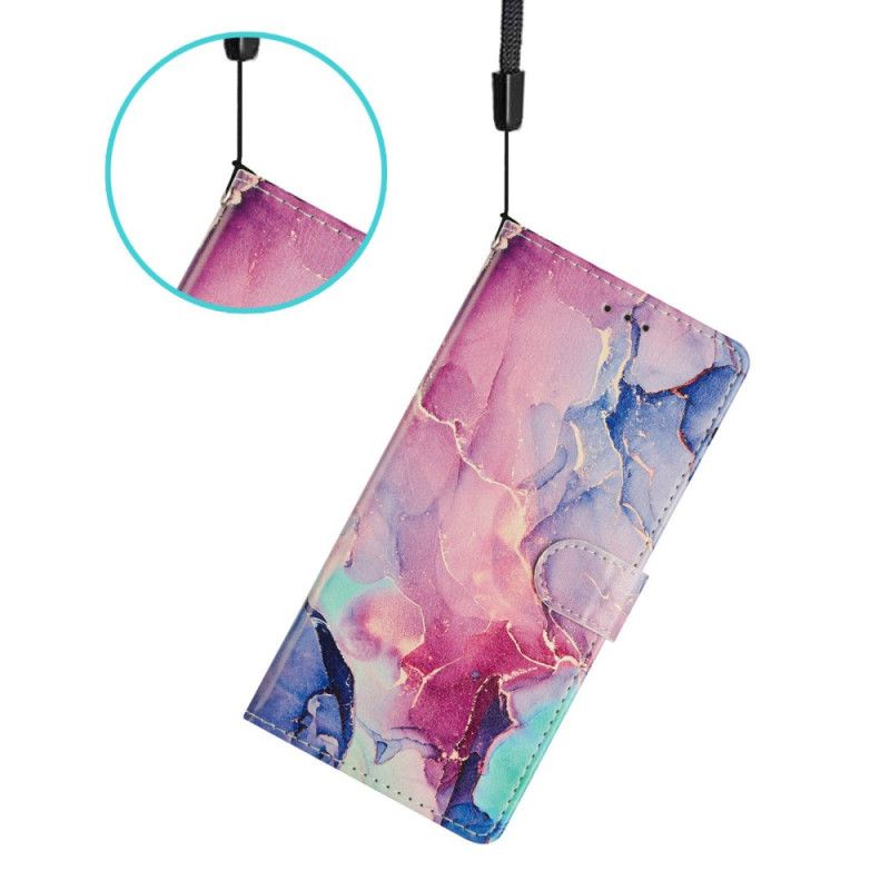 Folio Deksel Samsung Galaxy S26 Plus Farget Marmor