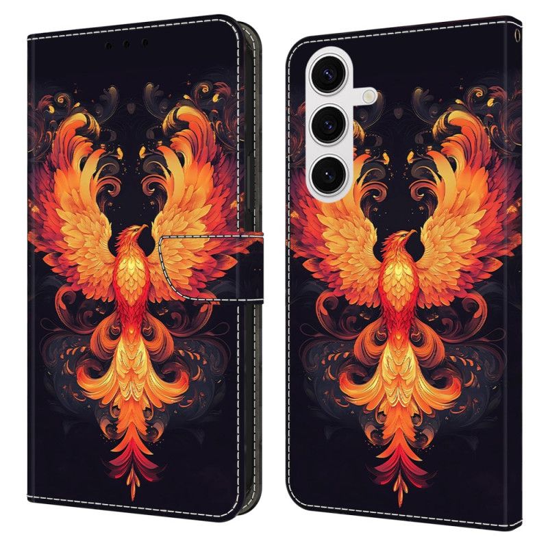 Folio Deksel Samsung Galaxy S26 Plus Flammefugl Beskyttelse Deksel
